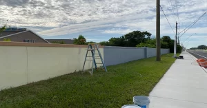 An ongoing paint job